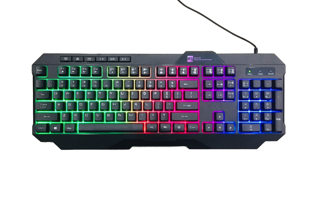 Bàn phím FullColor led R8 KB-1824