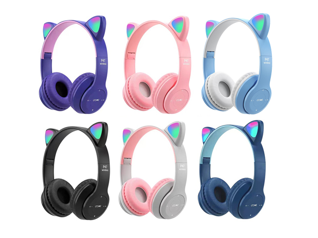 Tai nghe Bluetooth Tai mèo có Led MZ47