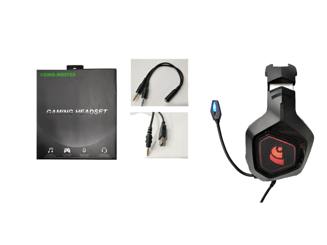 Tai Nghe Chụp Tai Có Dây (USB + 3.5mm) KINGMASTER K32