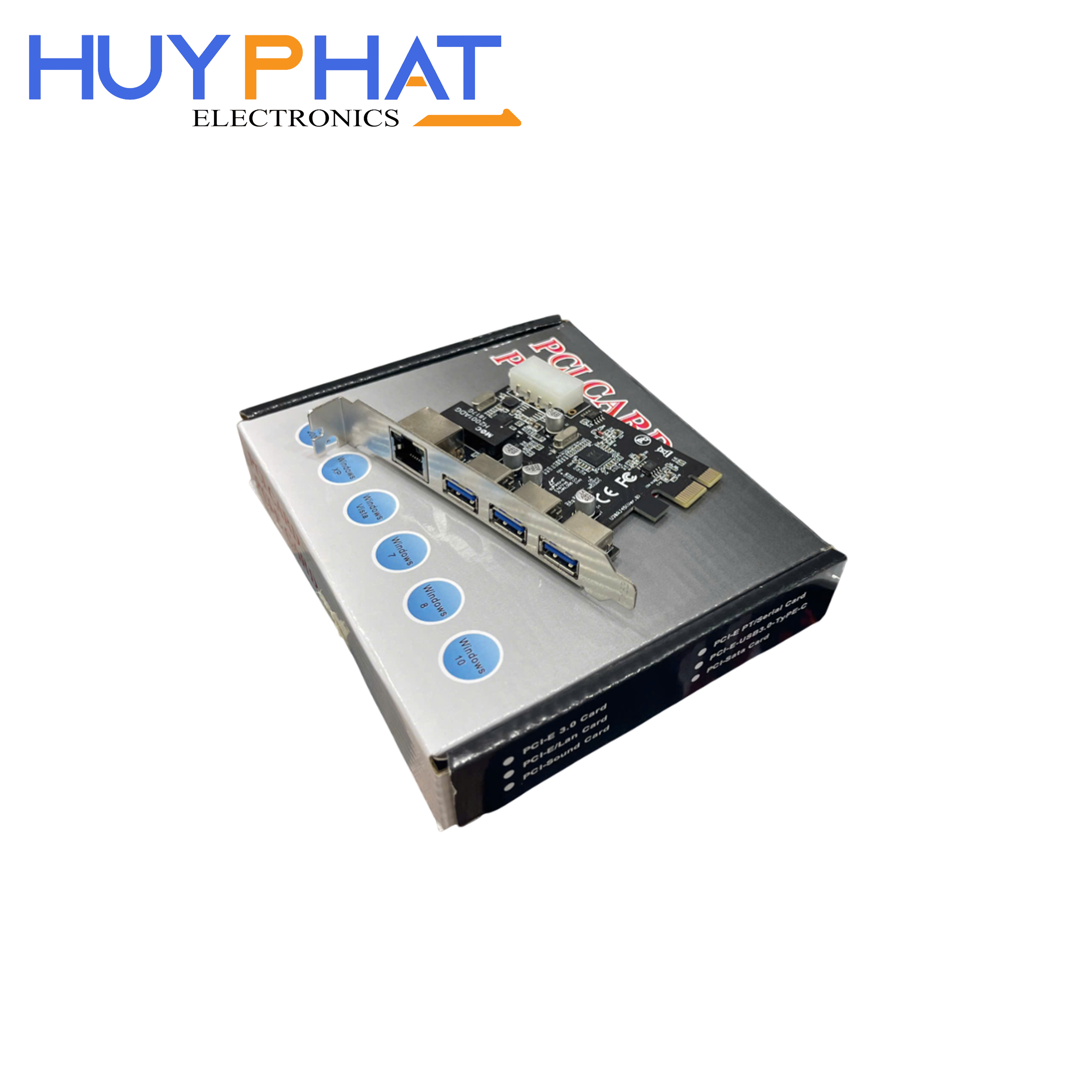 Card PCI-E -> USB 3.0 + LAN