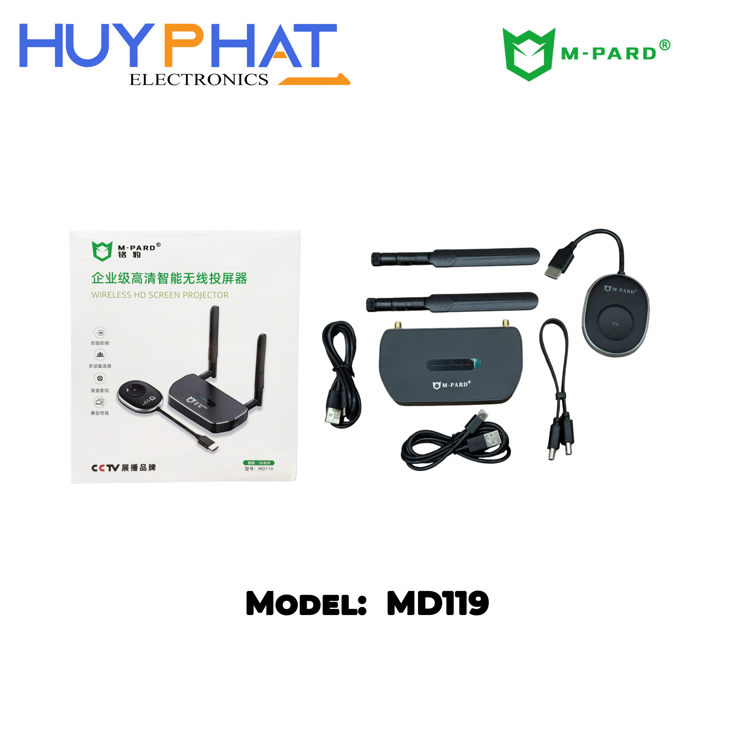 Bộ thu phát HDMI không dây M-PARD MD119