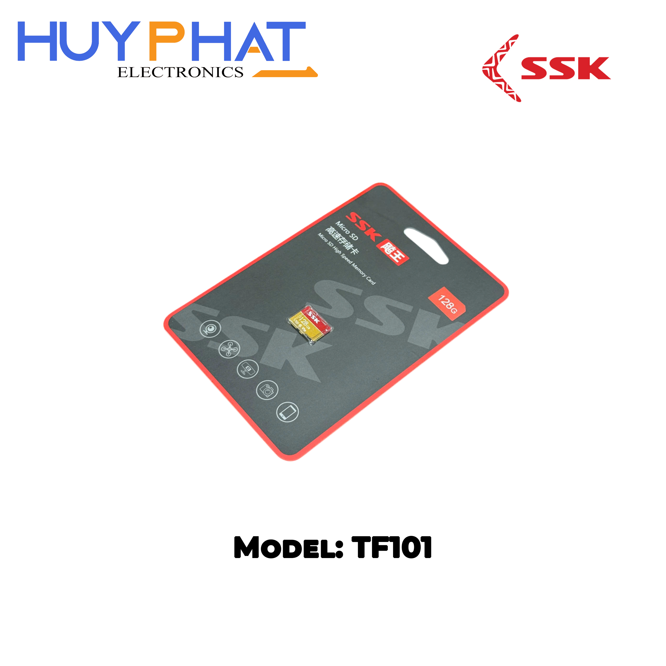 Thẻ nhớ MicroSD tốc độ cao đa dạng dung lượng SSK TF101