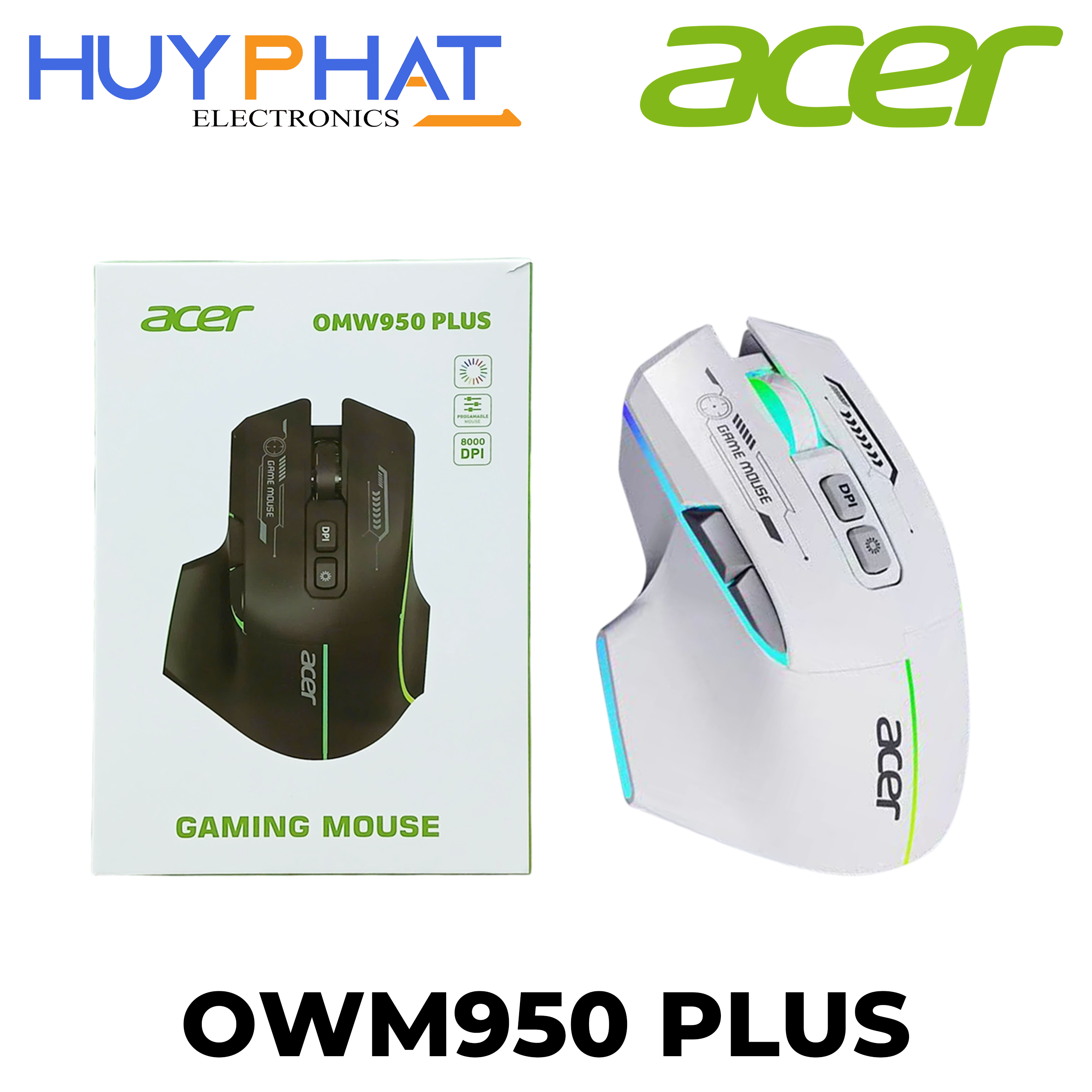 Chuột gaming 3 chế độ Acer OMW950 PLUS