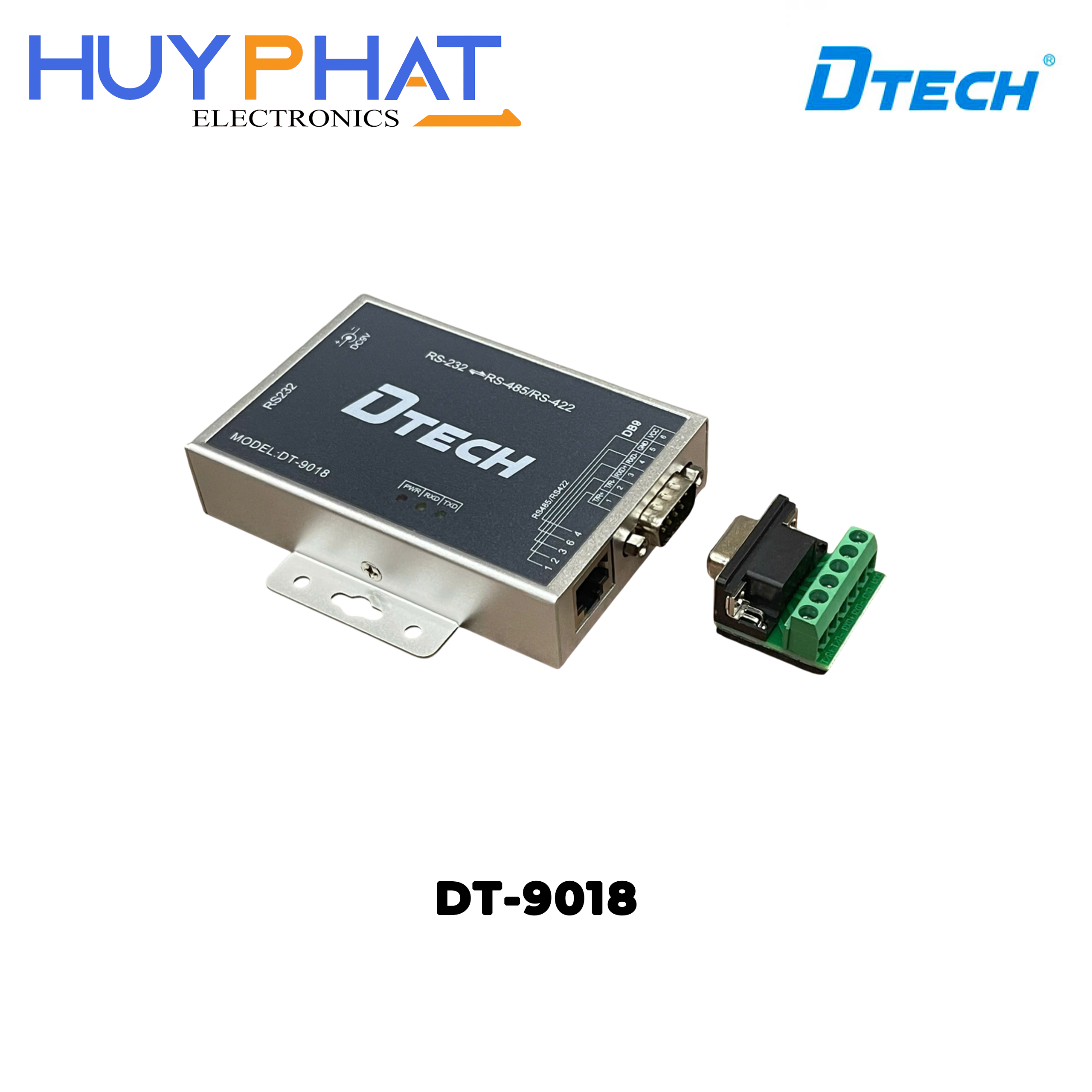 Bộ chuyển đổi RS232 -> RS485/RS422 DTECH DT-9018