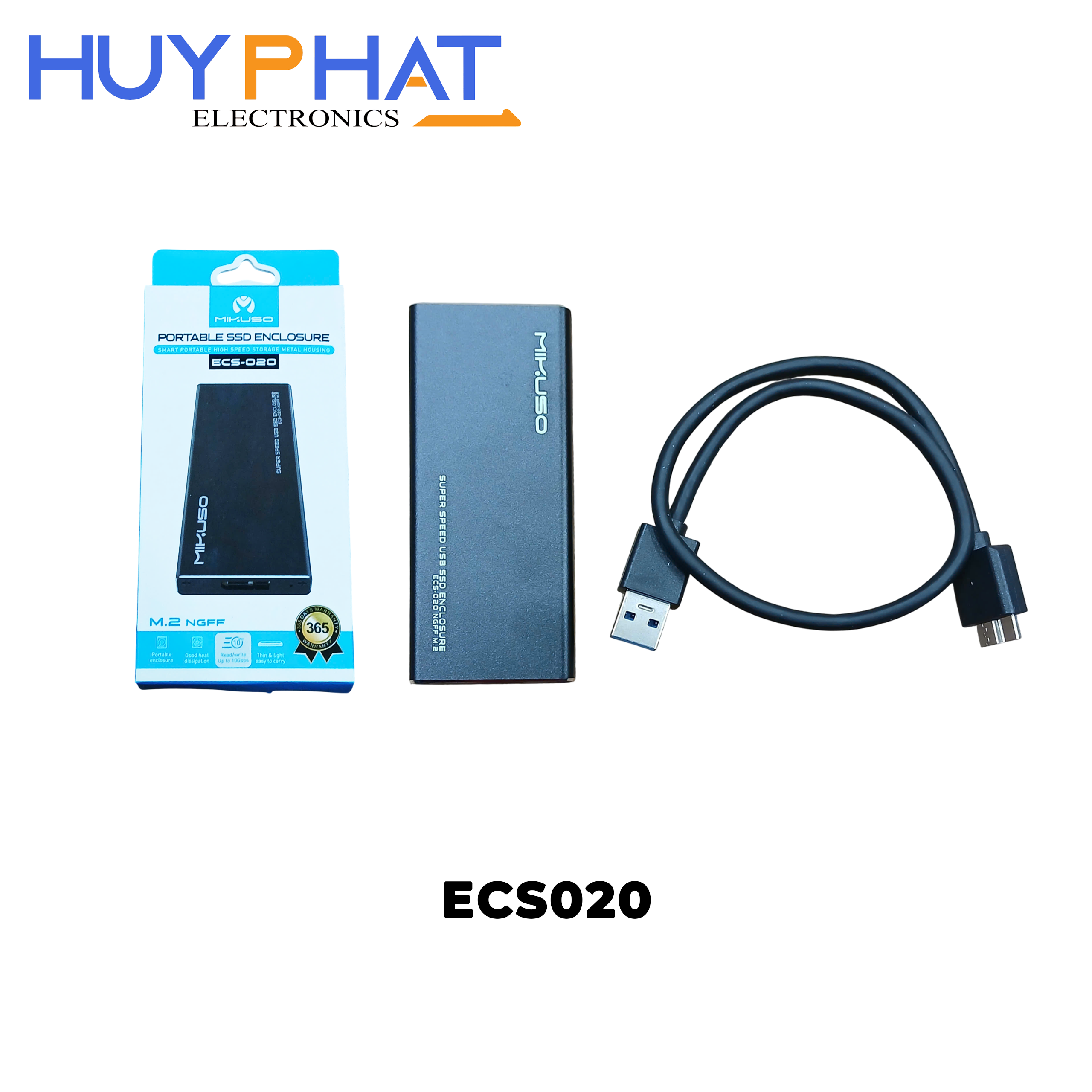 Ổ cứng di động tốc độ cao M2 NGFF tản nhiệt tốt MIKUSO ECS020