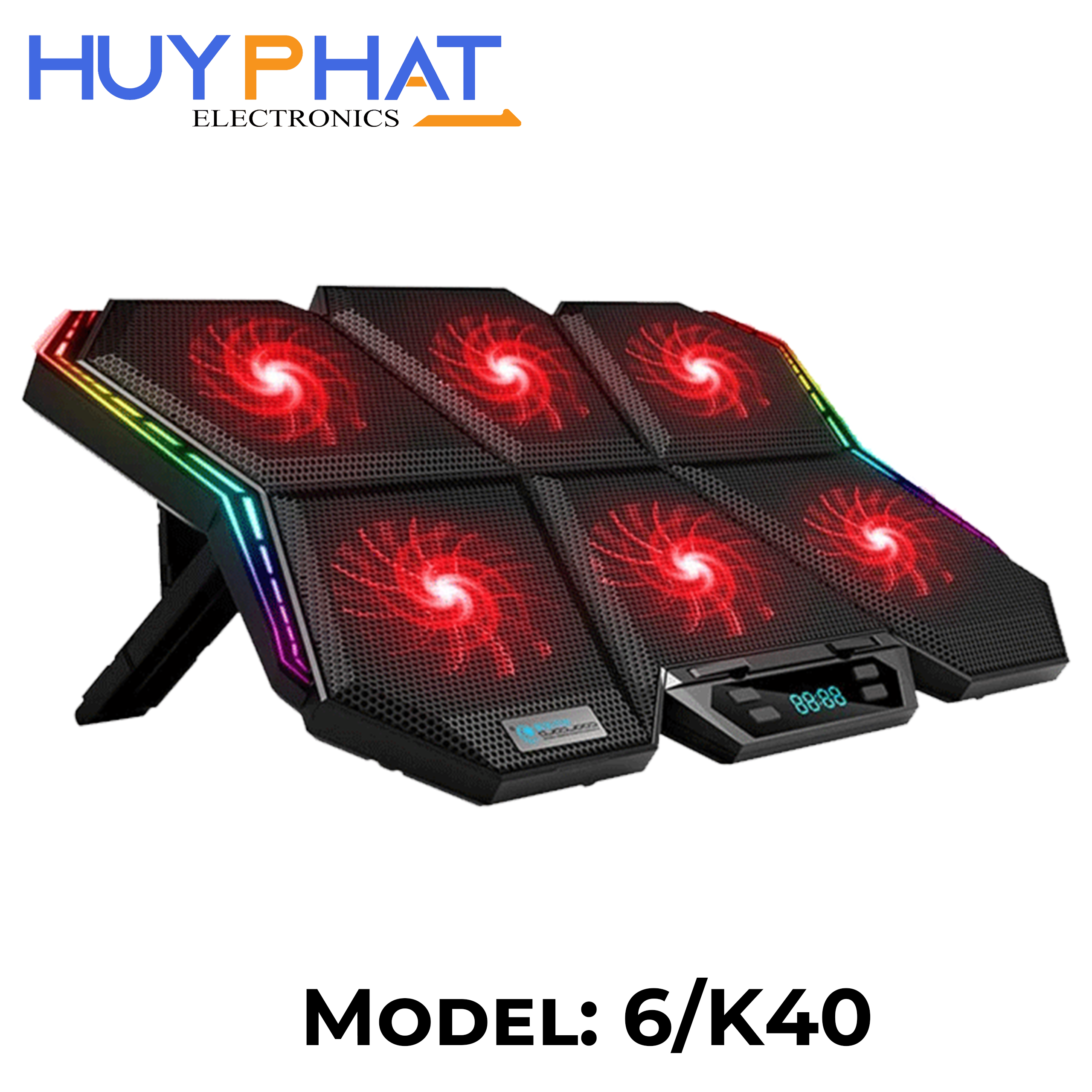 Fan NB 17inch RGB màu đen 6Fan COOLCOLD 6/K40