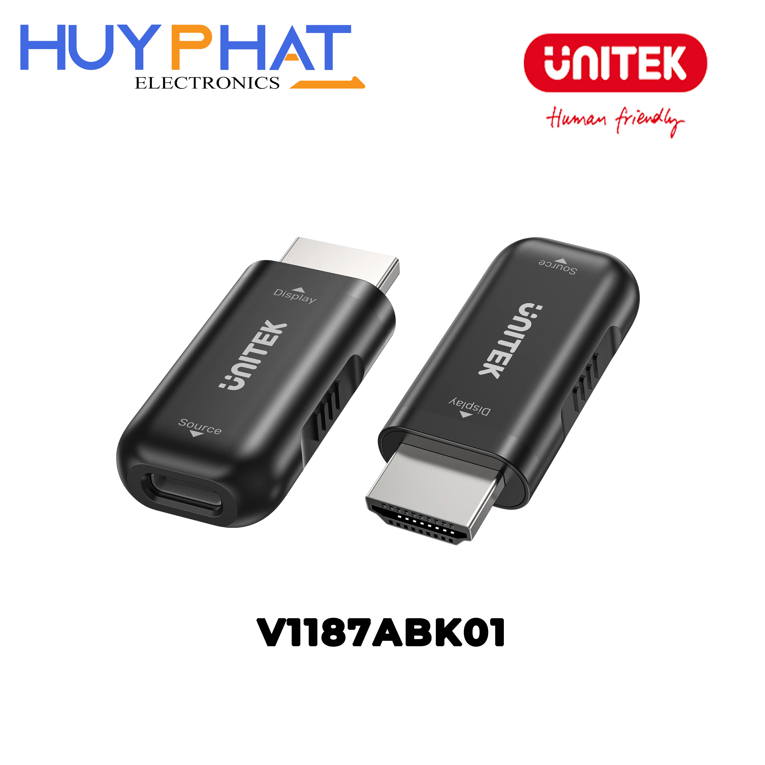 Đầu đổi Type-C -> HDMI UNITEK V1187ABK01