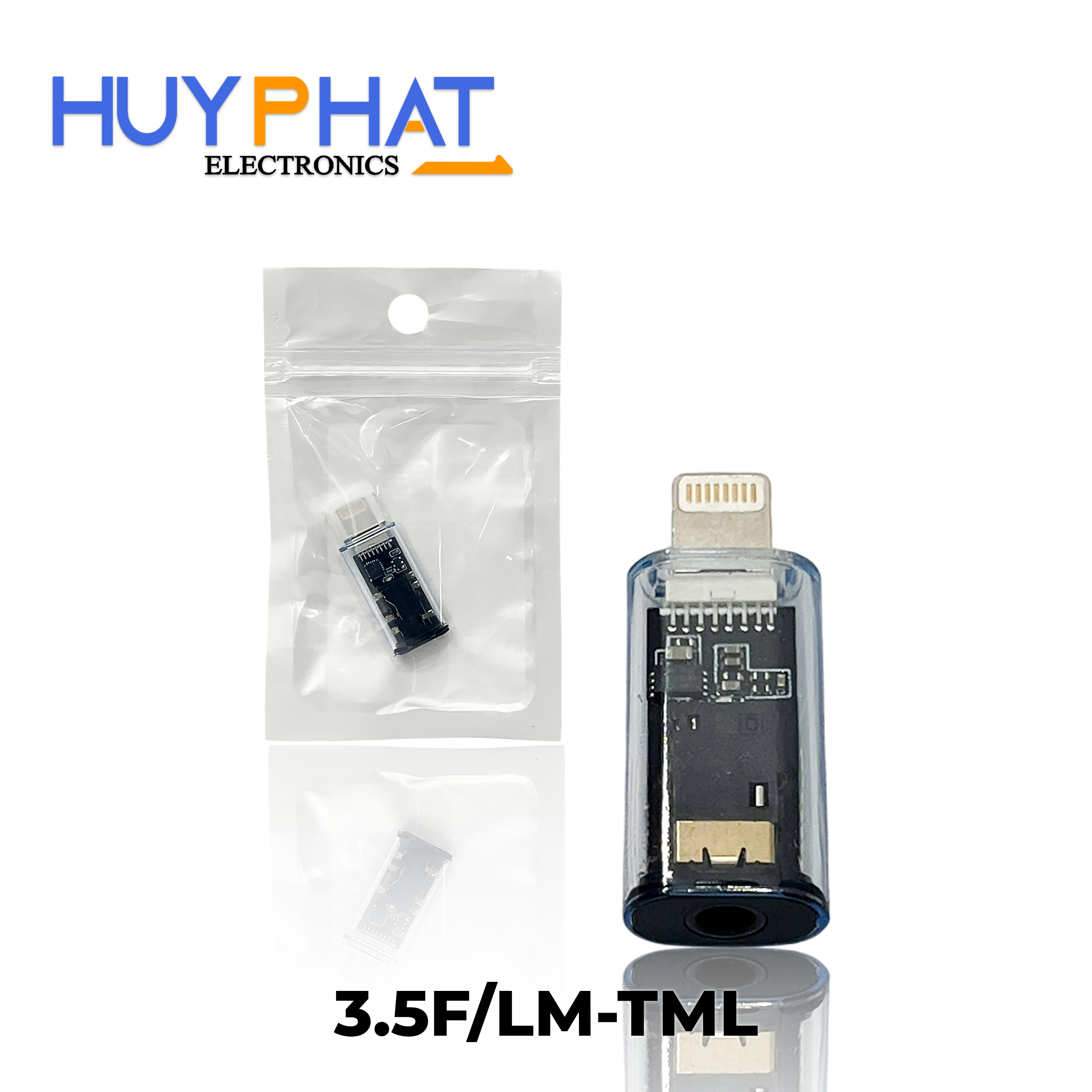 Đầu đổi Lightning -> Tai nghe 3.5mm Blue 3.5F/LM-TML