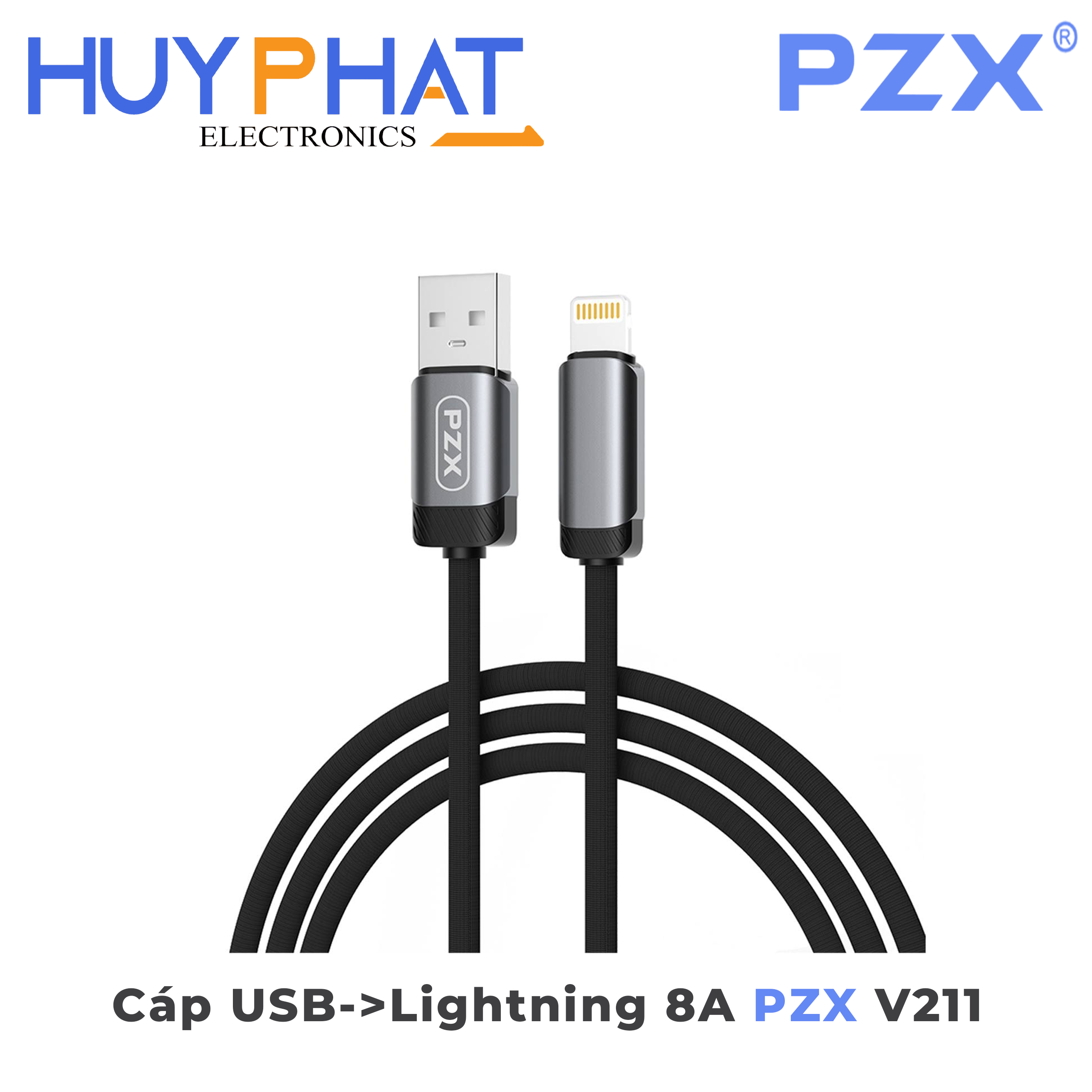 Cáp sạc USB -> Lightning PZX V211