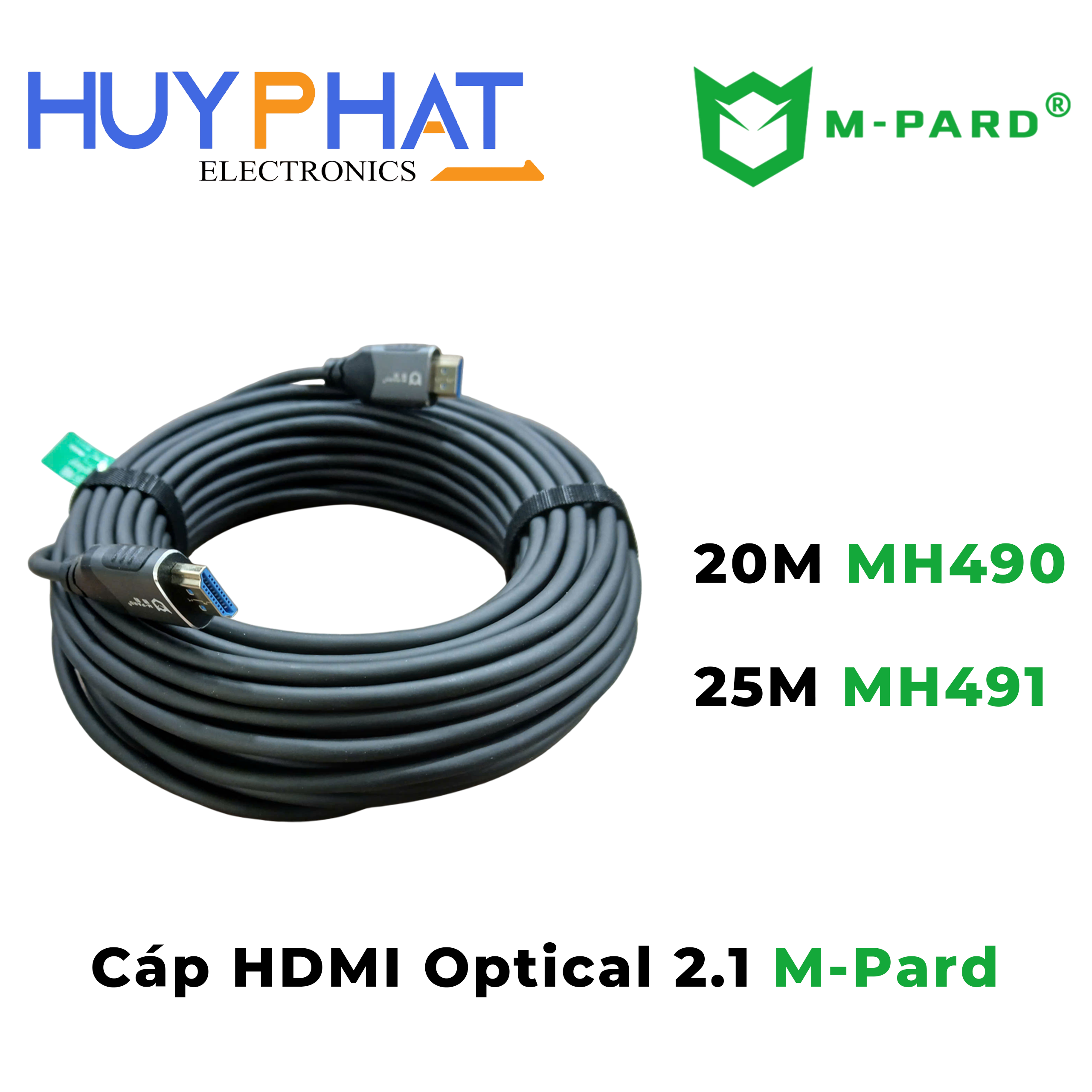 Cáp HDMI Optical 2.1 8K  MH490/MH491 M-PARD