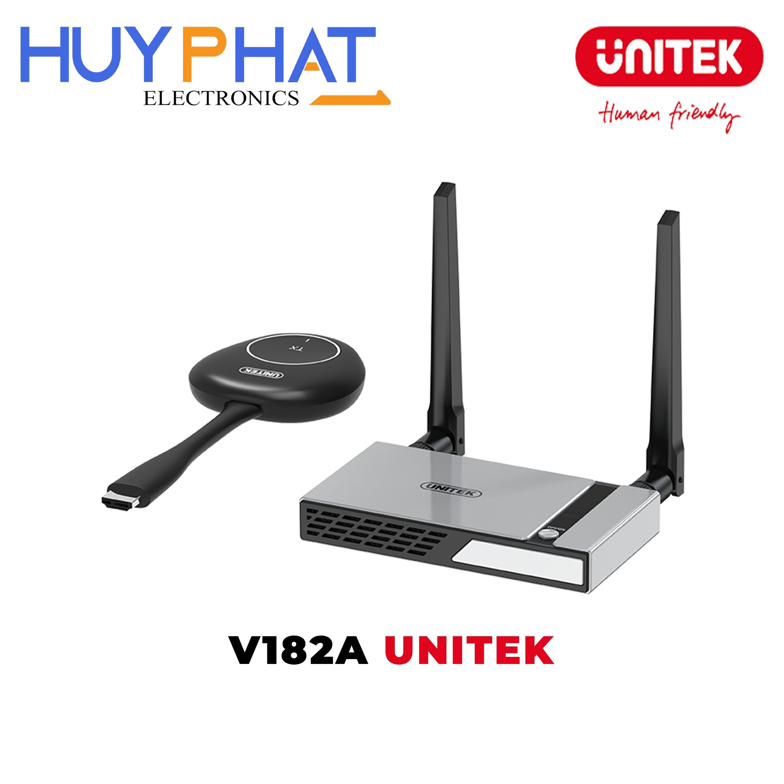 Máy chiếu màn hình không dây Superior 4K@30Hz HD UNITEK V182A