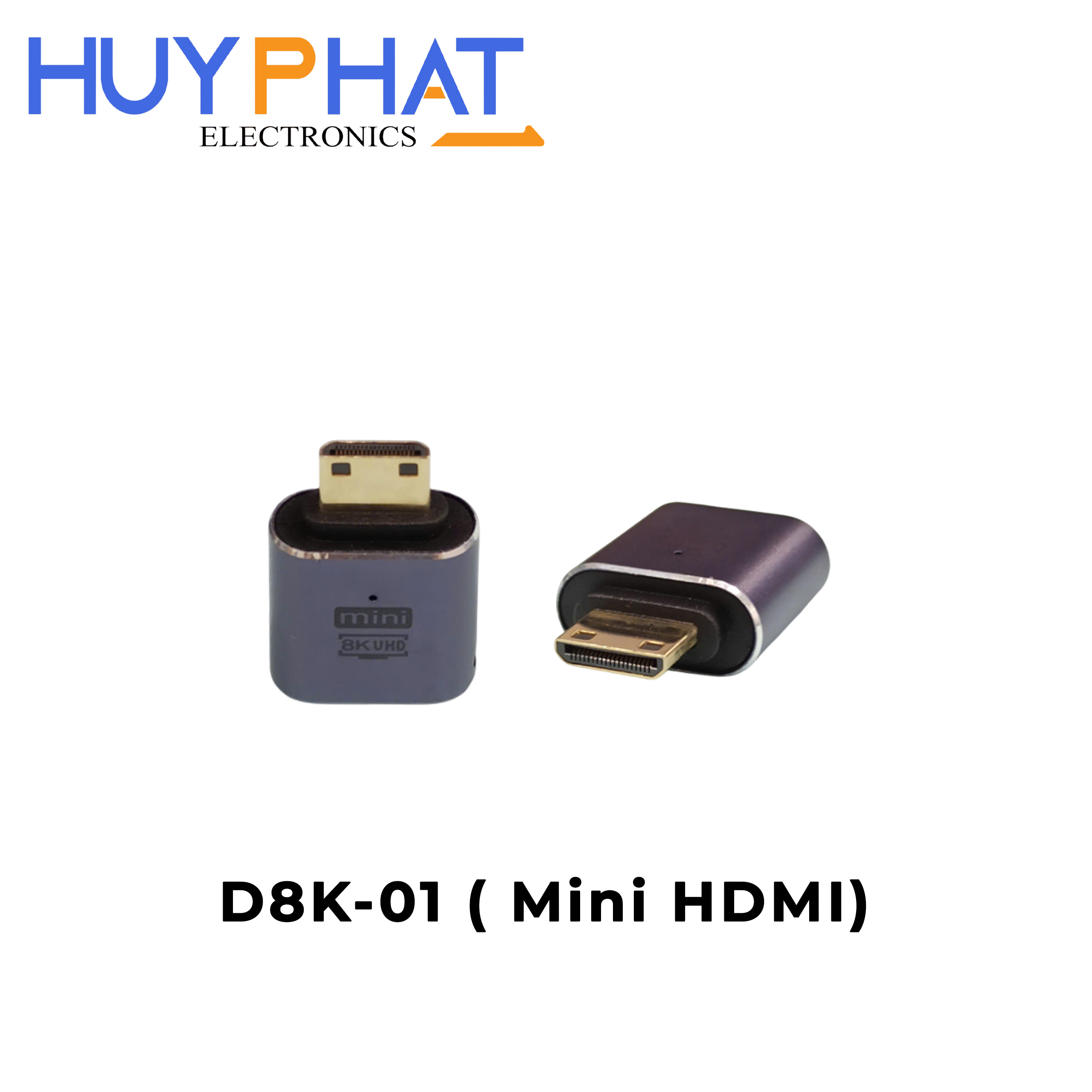 Đầu đổi mini HDMI K -> HDMI L 8K D8K-01