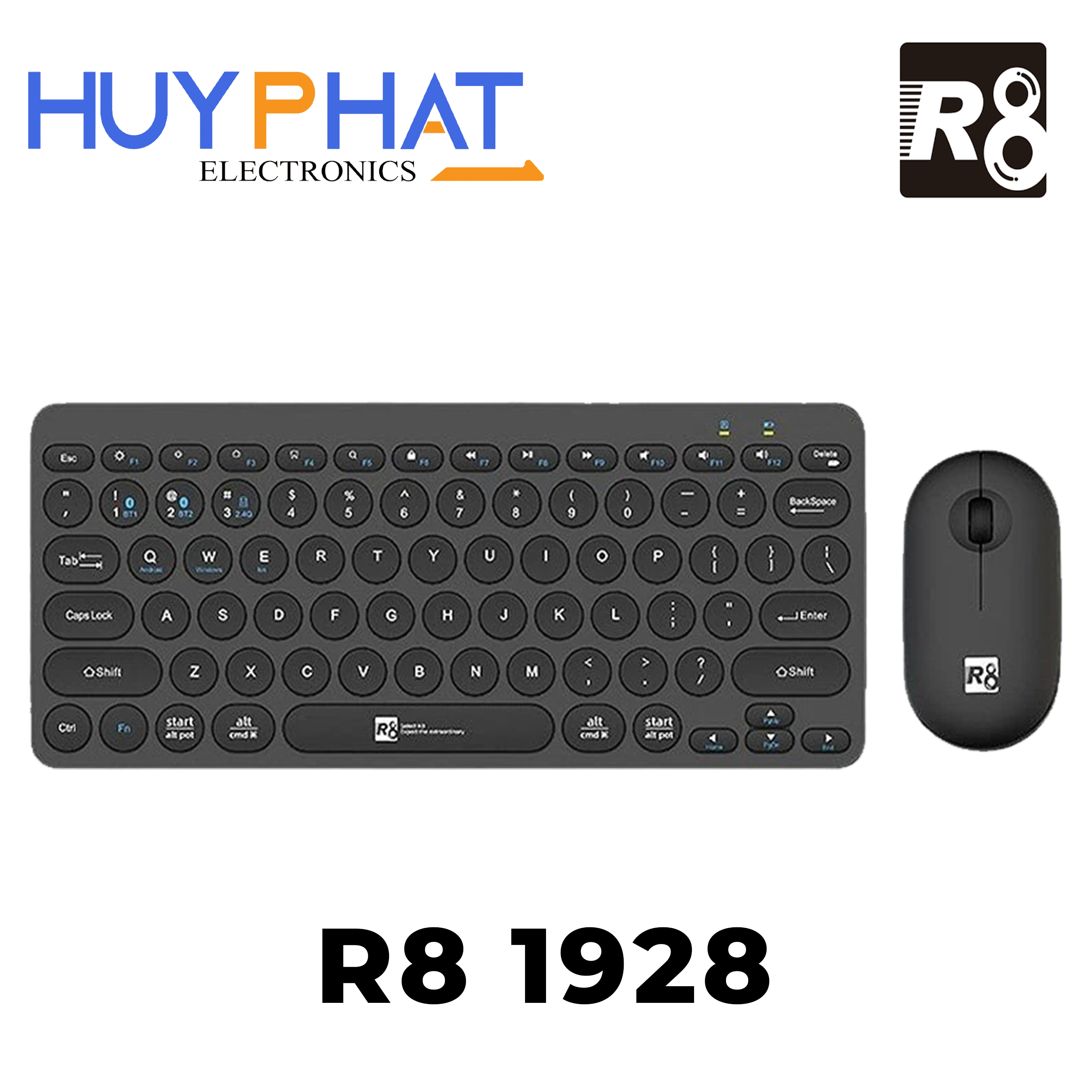 Bàn phím và chuột không dây 2.4Ghz R8 1928