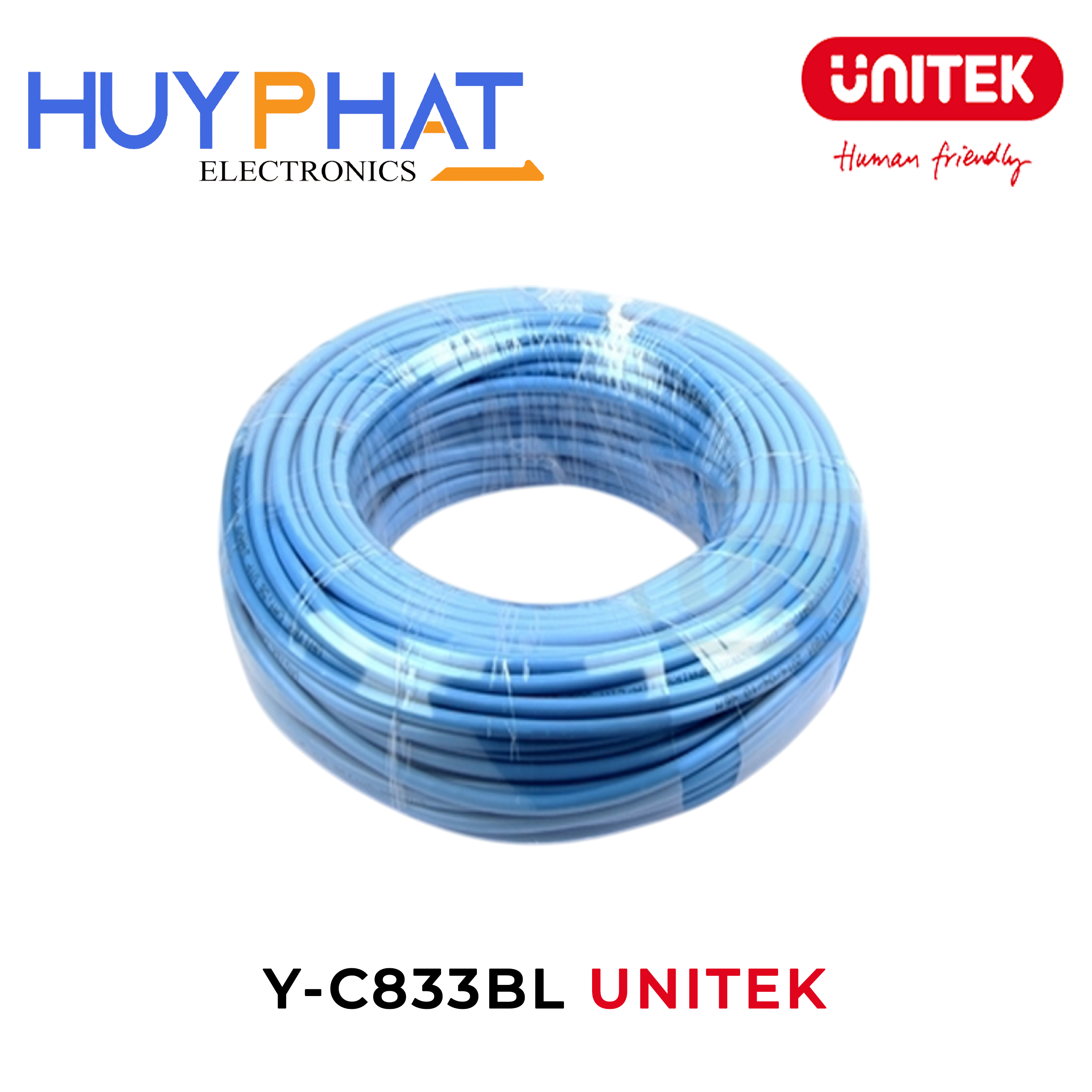 Cáp UTP Cat5e dài đến 200m UNITEK Y-C832BL