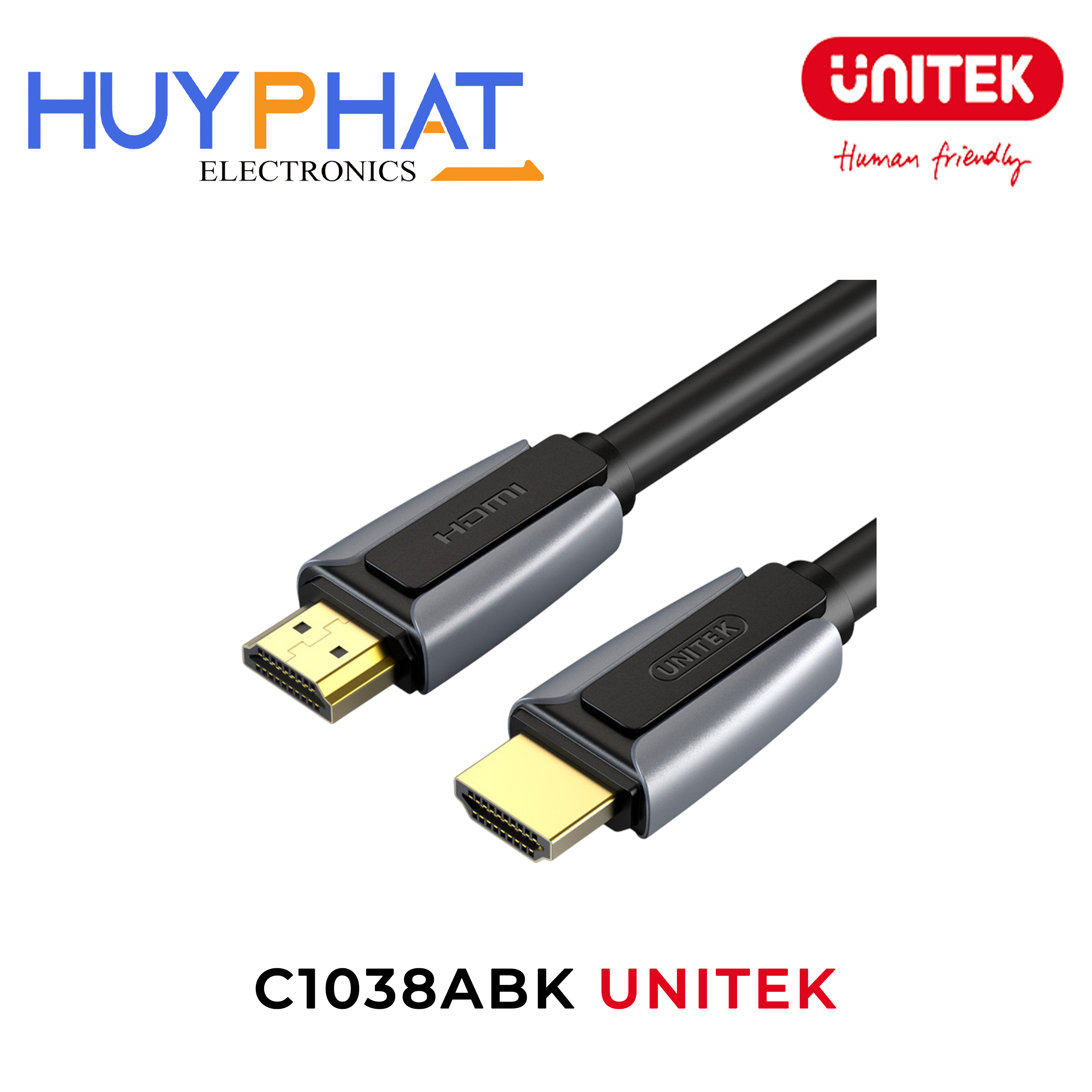 Dây cáp HDMI 2.1 UNITEK C1038ABK