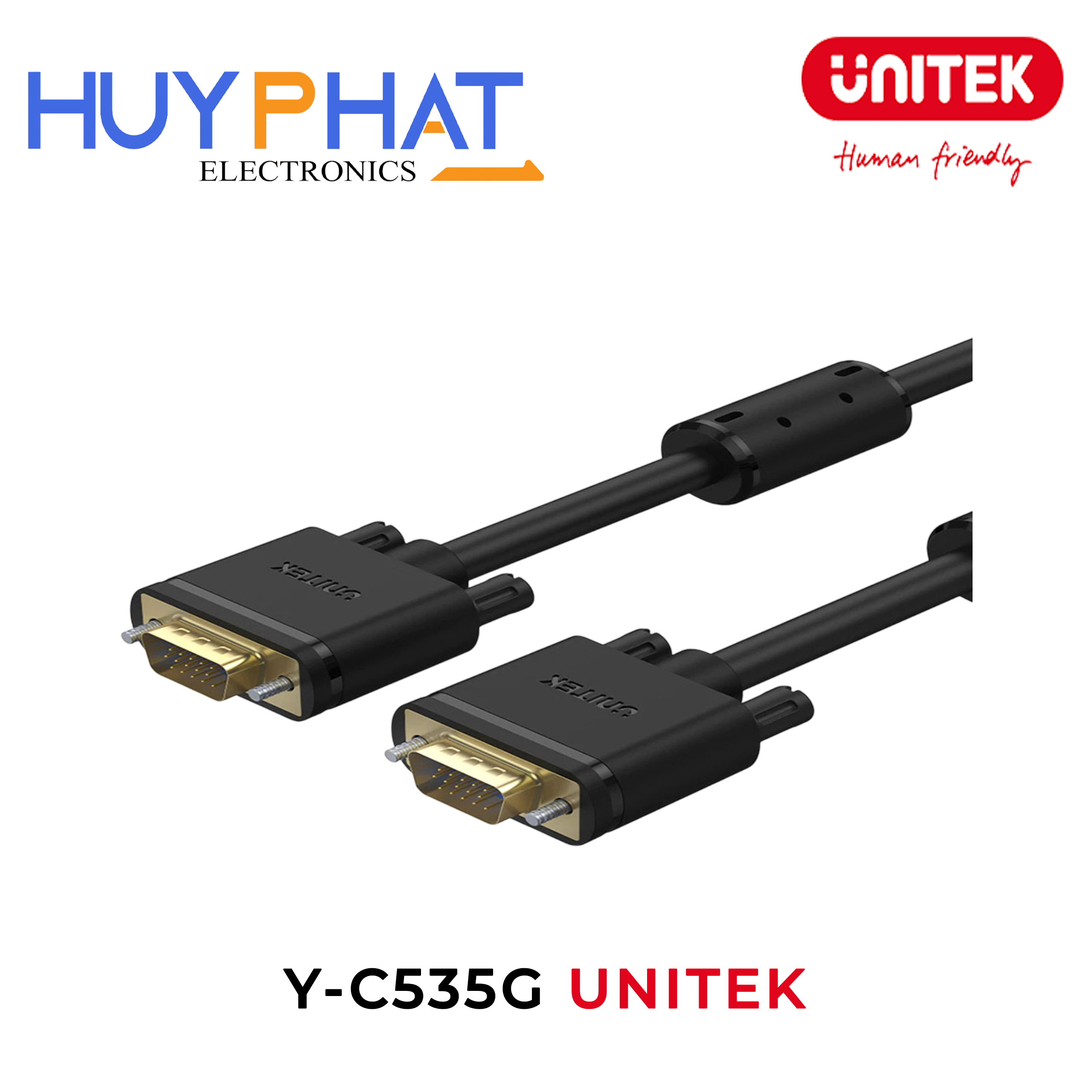 Cáp VGA 3C+9 12m UNITEK Y-C535G