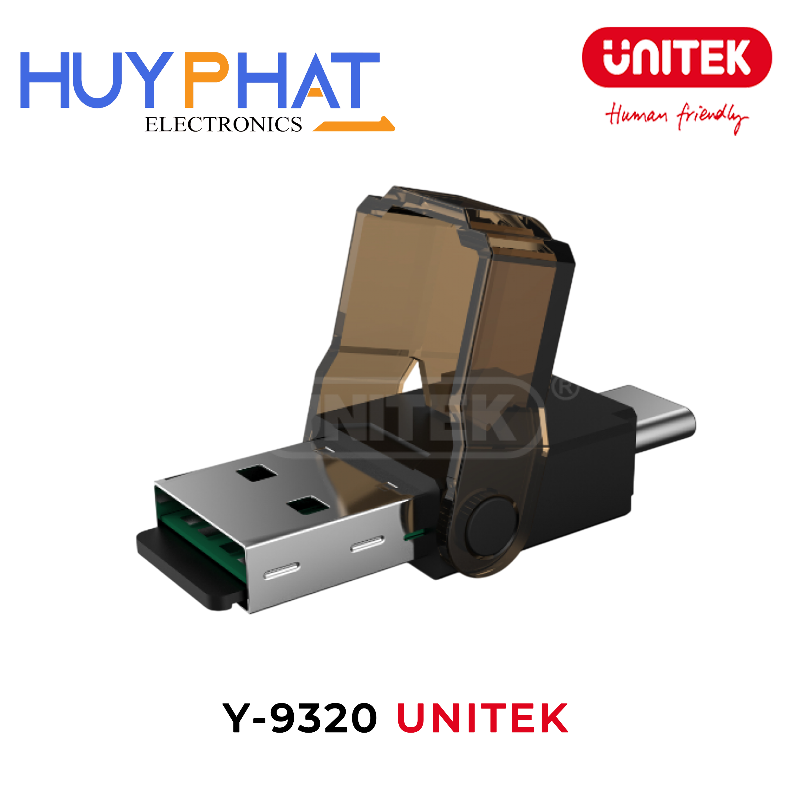 Đầu đọc thẻ TYPE-C/USB 3.0 UNITEK Y-9320