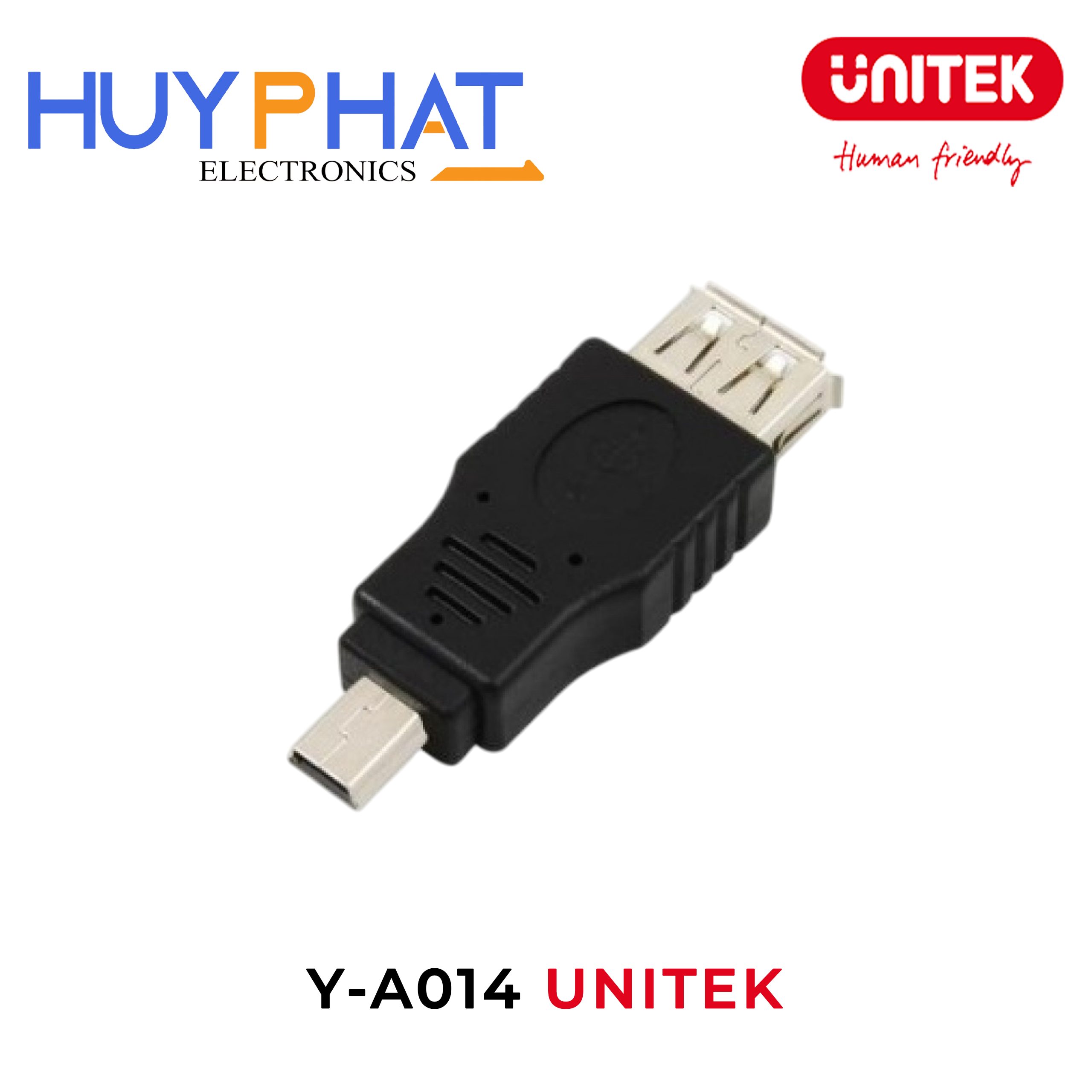 Đầu đổi mini USB -> USB 2.0 UNITEK Y-A014