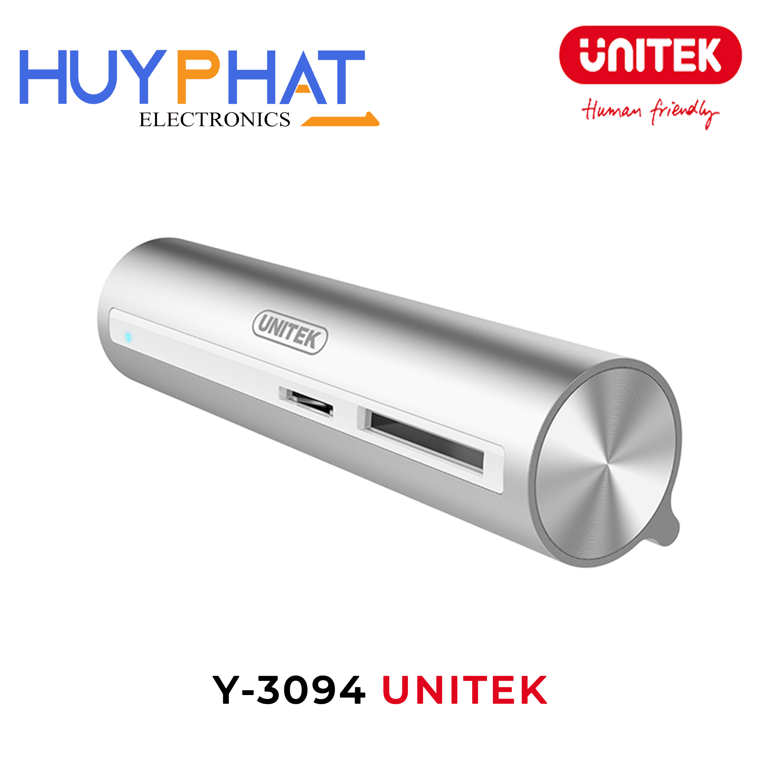 Hub Type-C -> USB 3.0 + Đọc Thẻ TF/SD UNITEK Y-3094