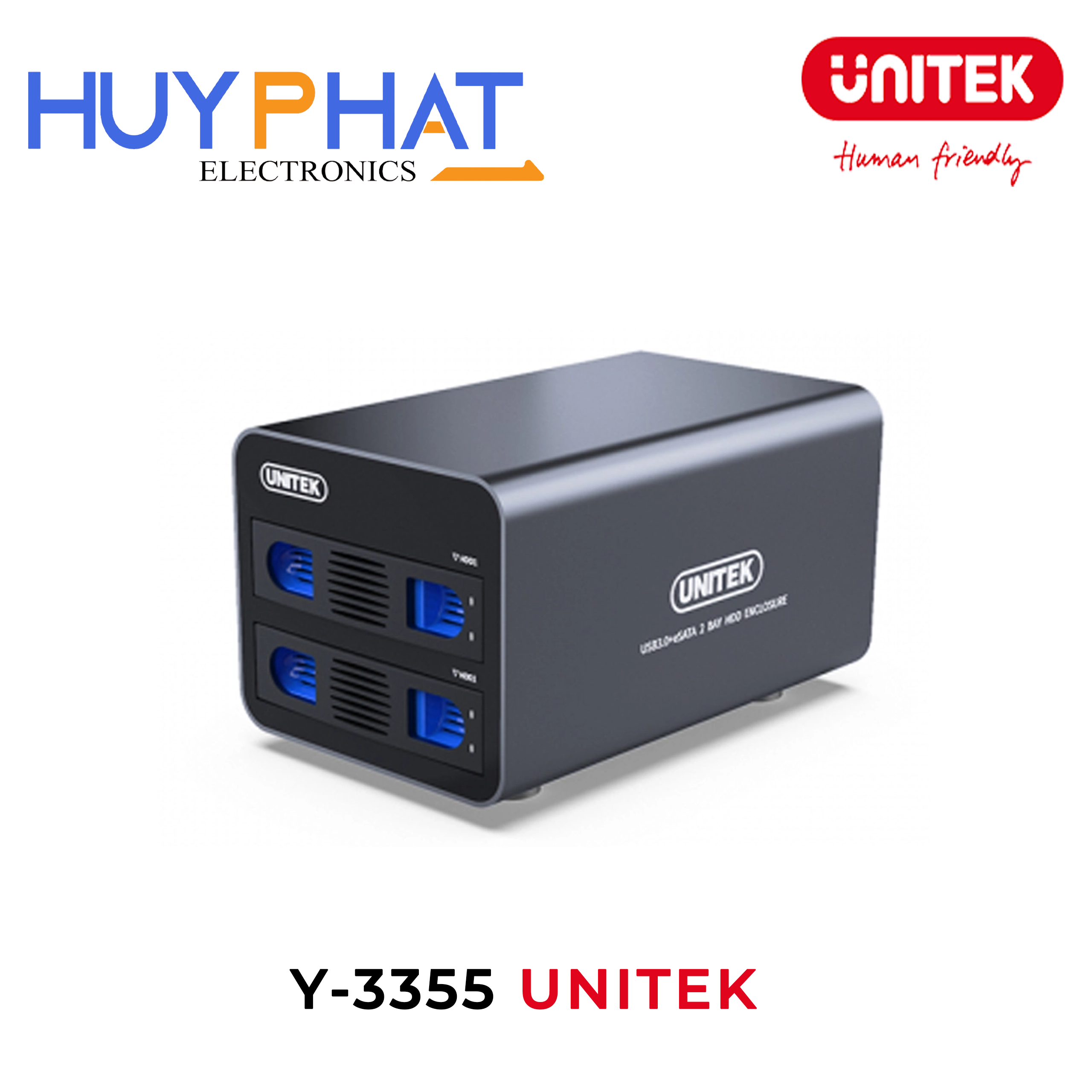 Dock ổ cứng SATA dual UNITEK Y-3355