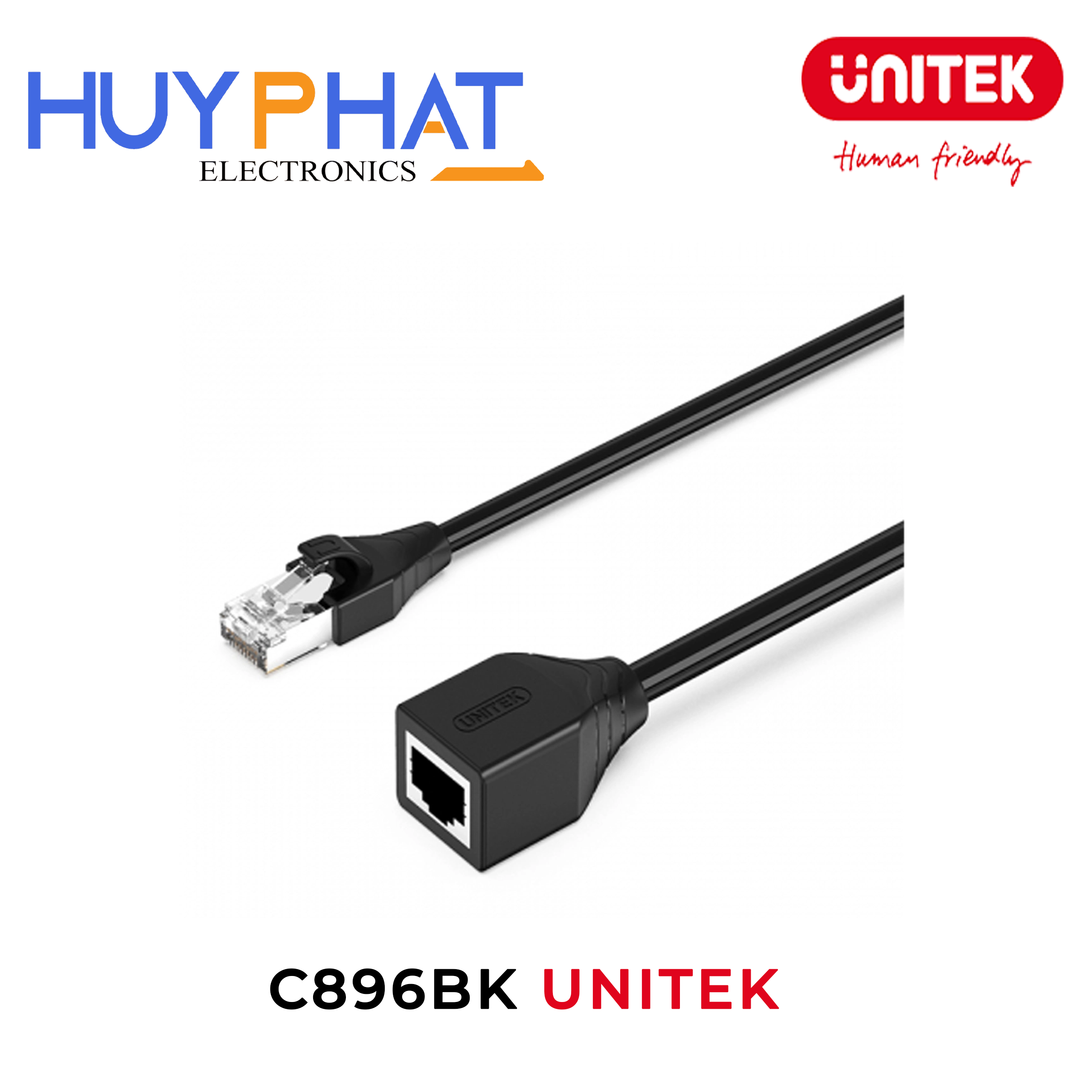 Cáp mạng nối dài CAT6 UNITEK C896BK
