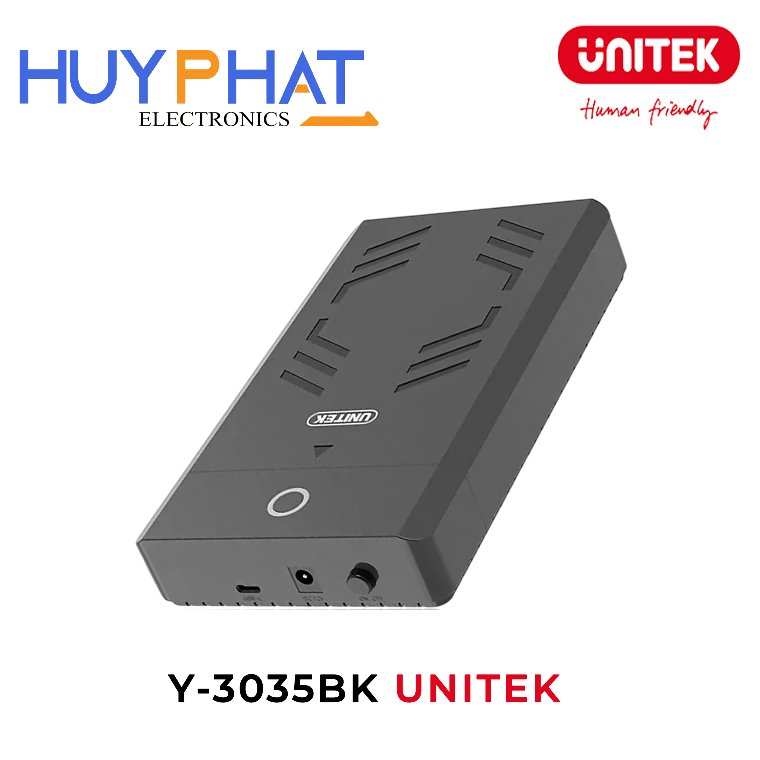 Hộp đựng ổ cứng SATA Type-C Superior UNITEK Y-3035BK