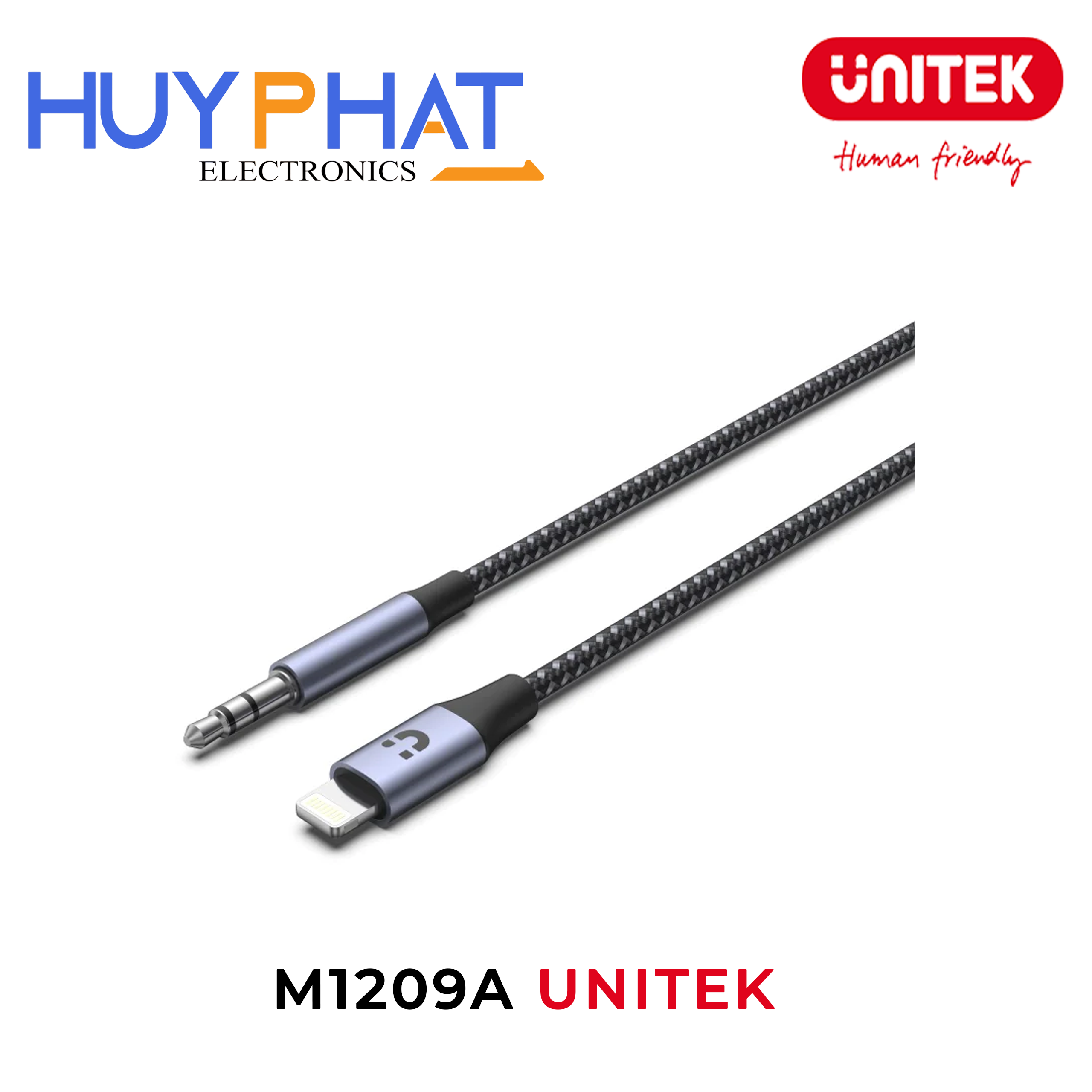 Cáp Lightning -> 3.5mm UNITEK M1209A