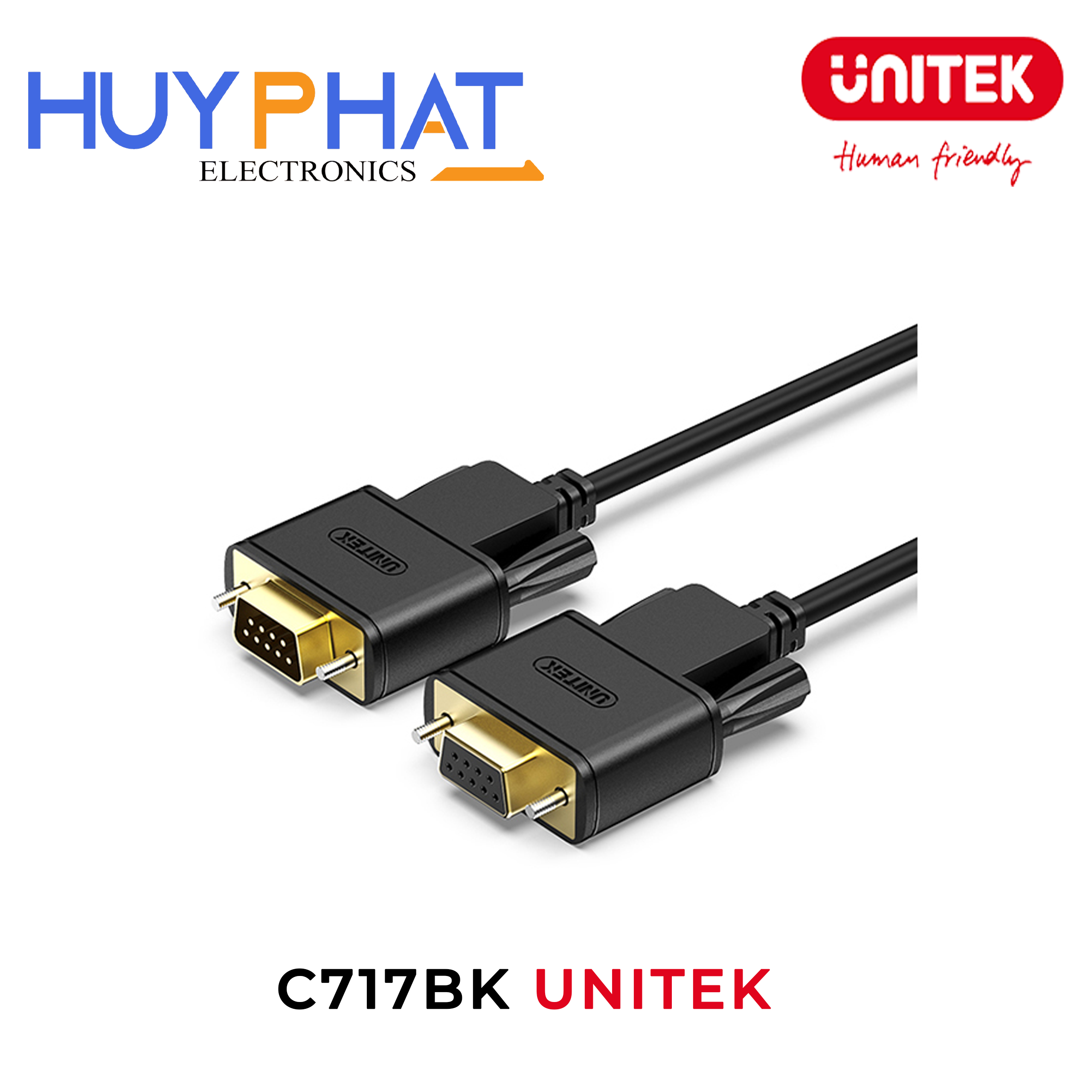 Cáp COM 9 nối dài 3m UNITEK C717BK