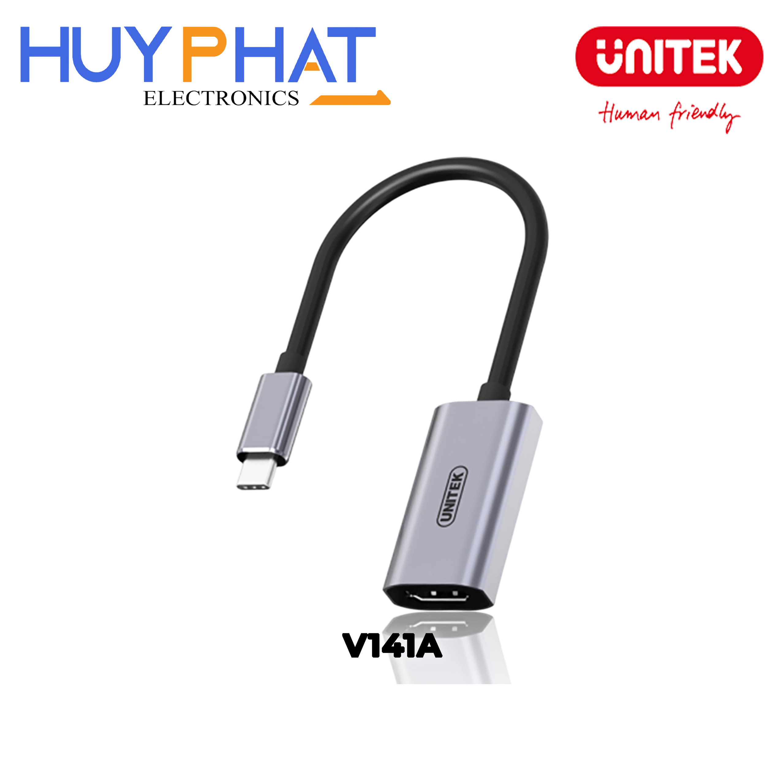 Cáp chuyển đổi Type-C -> HDMI 1080P@60Hz UNITEK V141A