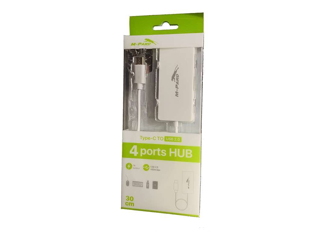 HUB TYPE-C -> 4 USB 2.0 M-PARD (MH021)